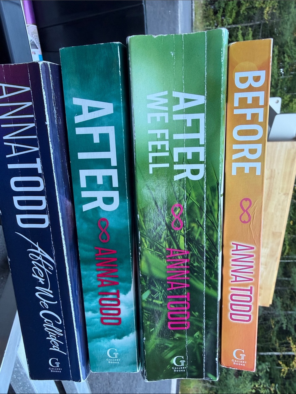 FOUR BOOKS-Paperback. After We Fell, After we Collided, After, Before. Anna Todd